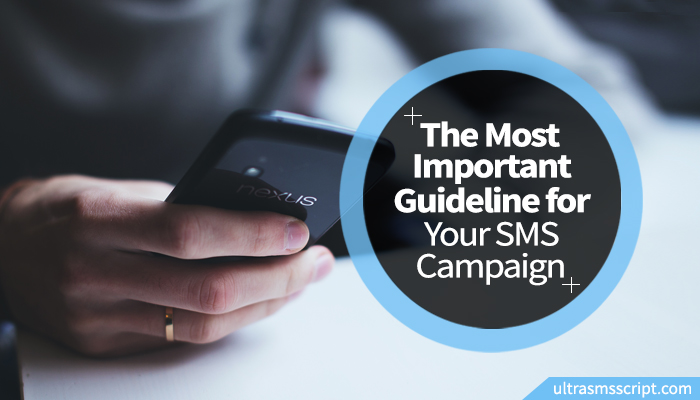 The Most Important Guideline for Your SMS Campaign